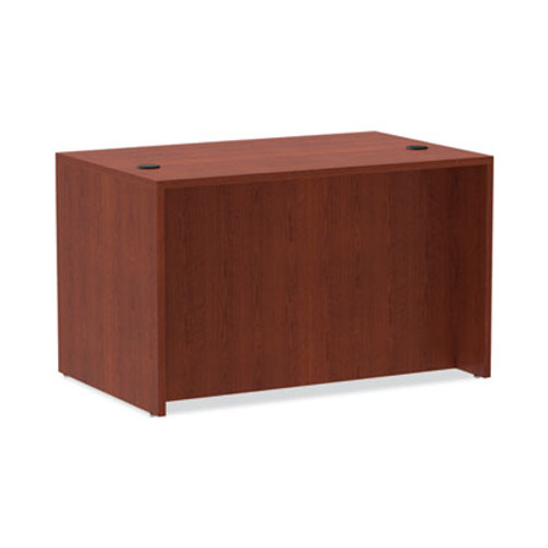 Alera Valencia Series Straight Front Desk Shell, 47.25" x 29.5" x 29.63", Medium Cherry